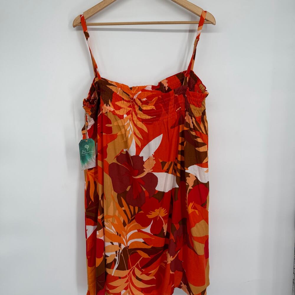 True Destination Dress Women’s XL Tropical Vacation Resortwear Beach Coastal